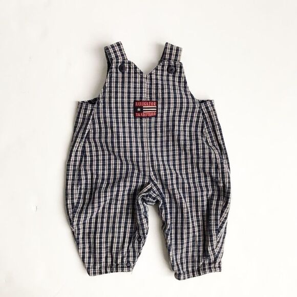 Vintage Navigator Tradition plaid jumpsuit 12m - Picture 1 of 4